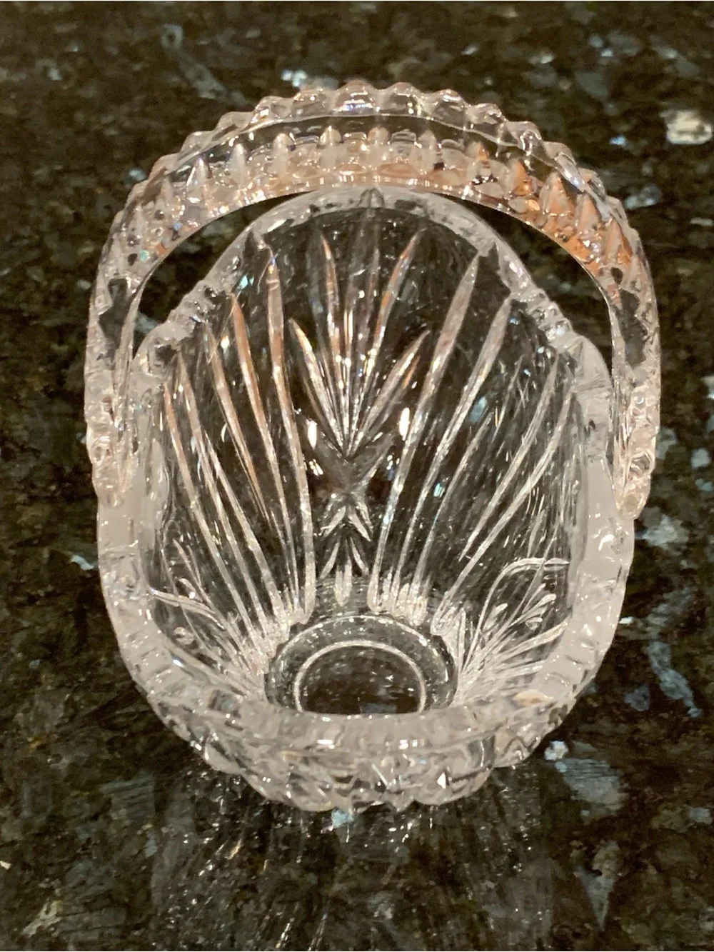 Vintage Princess House 24% Lead Crystal Basket #825 – Made in Germany - Medium